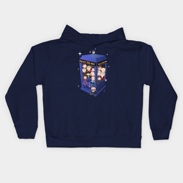 Police public claw box Kids Hoodie by staypee